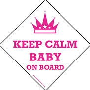 Baby on board signs